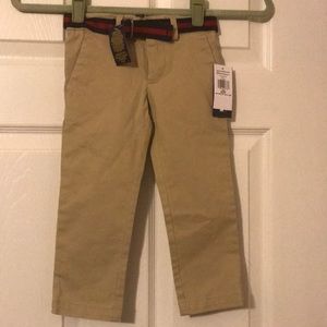 Toddler Boys Ralph Lauren Khakis - Belt Included